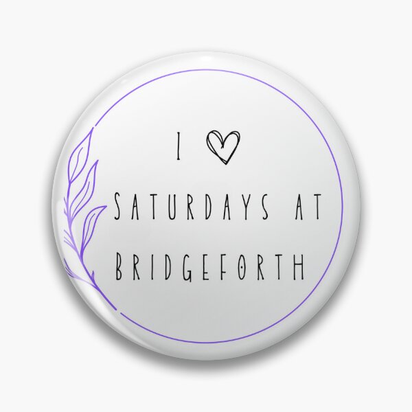 Item preview, I Heart Saturdays At Bridgeforth Pin designed and sold by Annabeldewey.