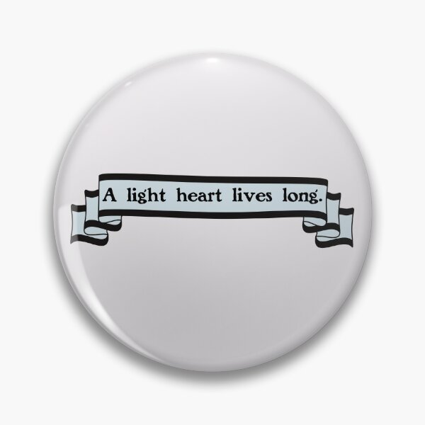 Item preview, A light heart lives long. Shakespeare Quote Love's Labour's Lost designed and sold by violet-hope.