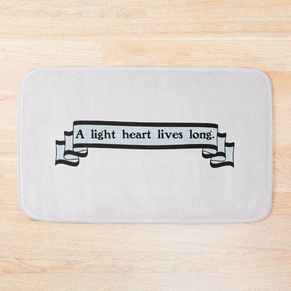 Item preview, A light heart lives long. Shakespeare Quote Love's Labour's Lost designed and sold by violet-hope.
