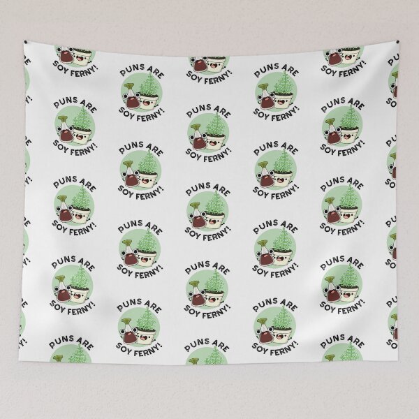 Item preview, Puns Are Soy Ferny Funny Soy Sauce Plant Puns  designed and sold by punnybone.