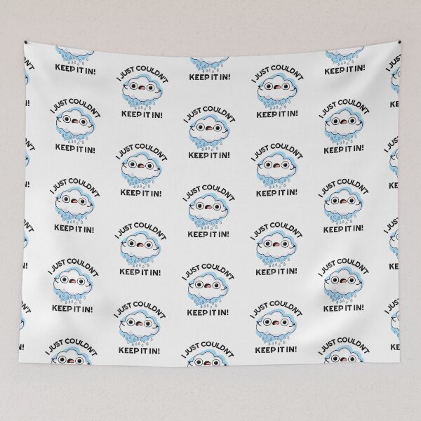 Item preview, I Just Couldn't Keep It In Funny Cloud Puns  designed and sold by punnybone.