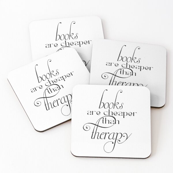 Item preview, Books are cheaper than therapy designed and sold by LavenderMK.
