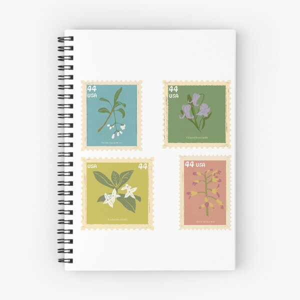 Item preview, Aesthetic Floral Stamp Set 2 designed and sold by koodoodles.