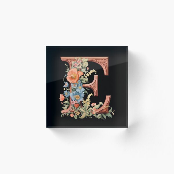 Item preview, E mayúscula decorativa designed and sold by TPhanDesign.