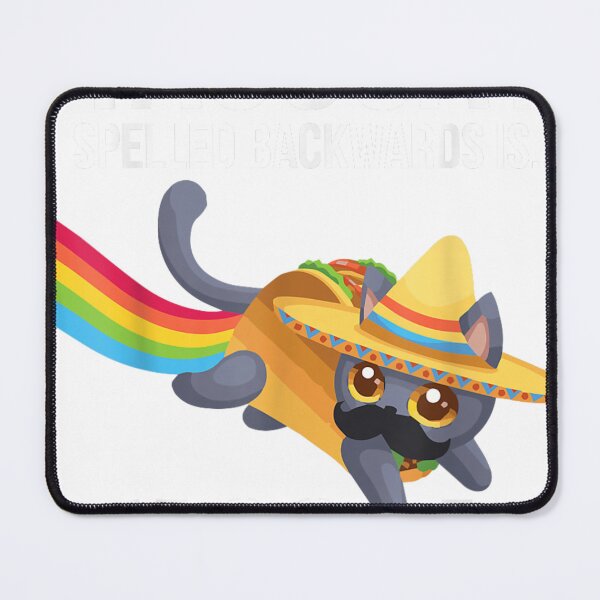 Item preview, Taco Cat Spelled Backwards Palindrome - Funny Cat T-Shirt	 designed and sold by maaljabali.