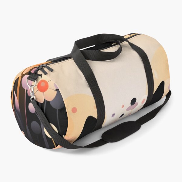 Item preview, Adorable Cat in Abstract Floral Garden - A Blend of Simplicity & Vibrant Colors designed and sold by PaintbrushPlace.