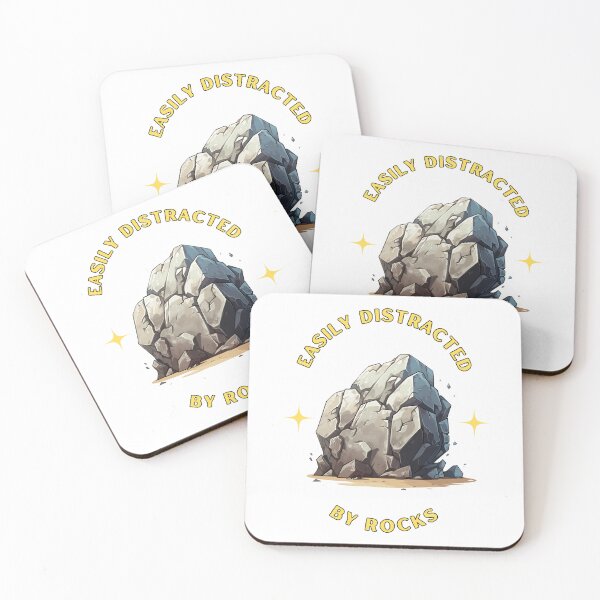 Item preview, Easily distracted by rocks designed and sold by Jerseysrd.