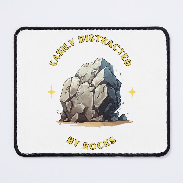 Item preview, Easily distracted by rocks designed and sold by Jerseysrd.