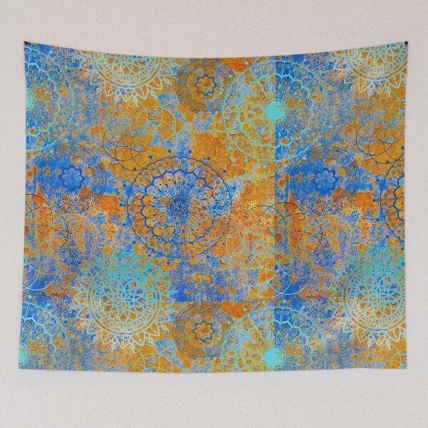 Item preview, Mandalas Cosmic Blues designed and sold by retrobliss70s.