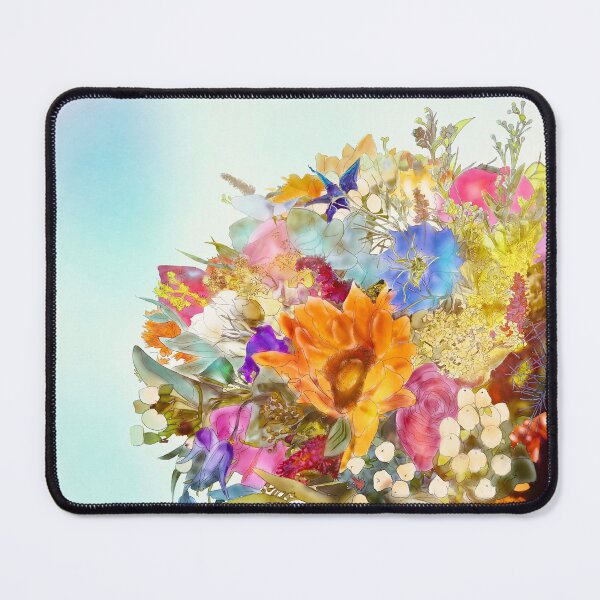 Item preview, Multi-coloured flowers designed and sold by MouseCatty.