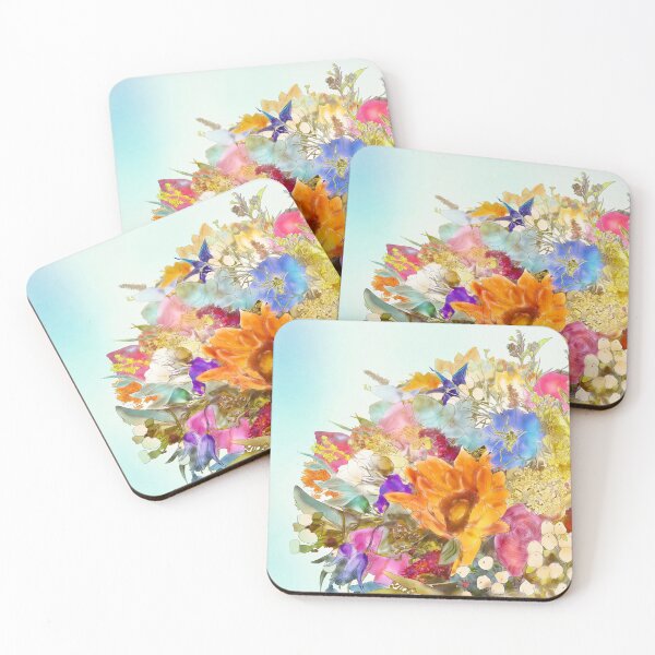 Item preview, Multi-coloured flowers designed and sold by MouseCatty.
