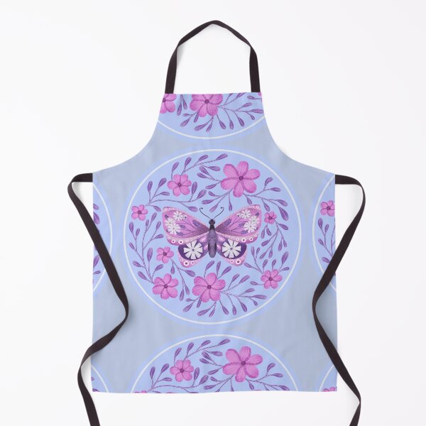 Item preview, Butterfly amongst flowers art designed and sold by pinkyfish1010.