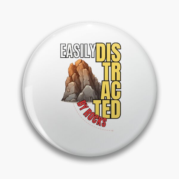 Item preview, Easily distracted by rocks designed and sold by Jerseysrd.
