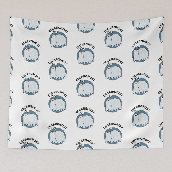 Item preview, Escarghost Funny French Ghost Snail Puns  designed and sold by punnybone.