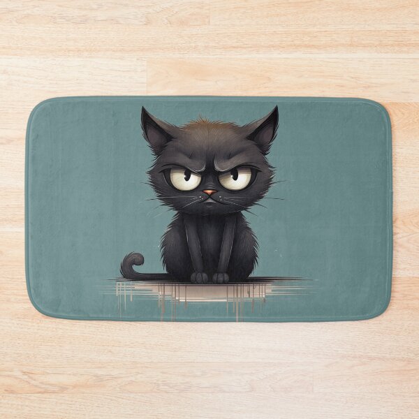 Item preview, Black Cat Meme - I'm Not Angry designed and sold by Puristock.