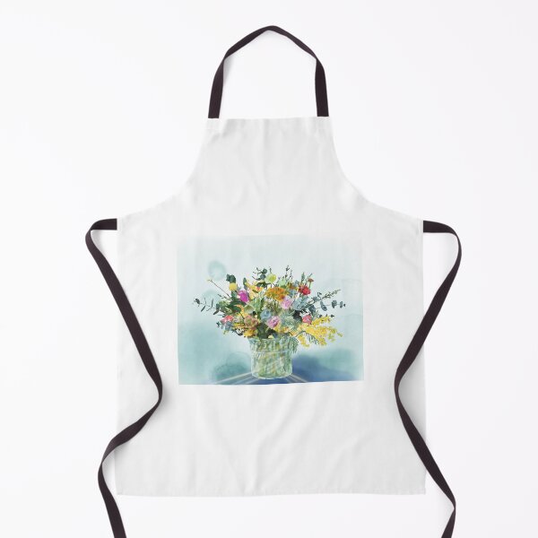 Artikelvorschau, Glasvase mit Blumen, Türkis, Blaugrün entworfen und verkauft von MouseCatty.