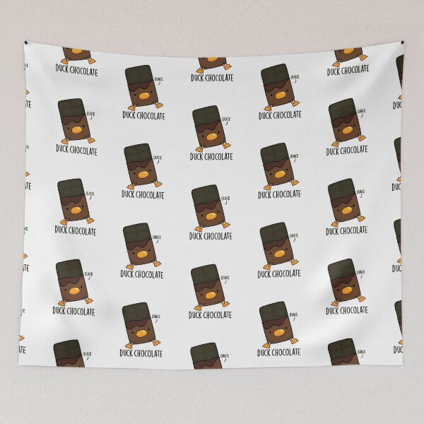 Item preview, Duck Chocolate Funny Dark Chocolate Puns  designed and sold by punnybone.