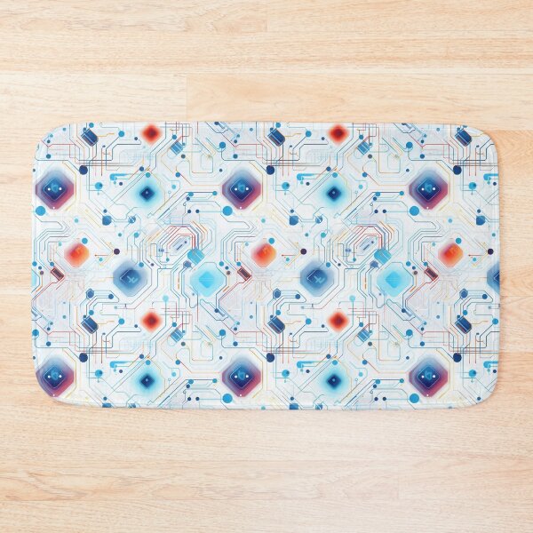 Item preview, xSeamless Pattern Beyond Interfaces: Futuristic Digital Art Unleashed designed and sold by AlienSkinEyes.