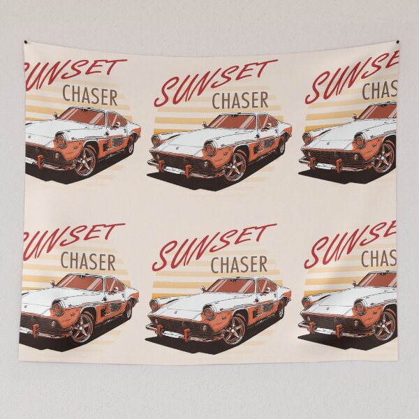 Item preview, Sunset chaser , Vintage car  designed and sold by TheBlackCircle.