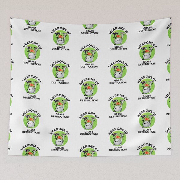 Item preview, Weapons Of Grass Destruction Funny Golf Puns  designed and sold by punnybone.