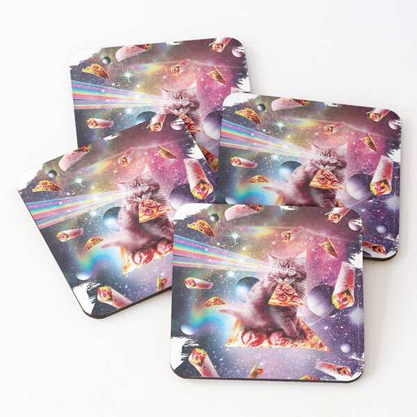 Item preview, Outer Space Pizza Cat - Rainbow Laser, Taco, Burrito T-Shirt	 designed and sold by ShaStyle ArtFo.