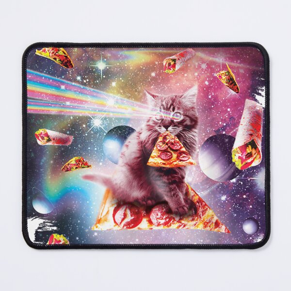 Item preview, Outer Space Pizza Cat - Rainbow Laser, Taco, Burrito T-Shirt	 designed and sold by ShaStyle ArtFo.