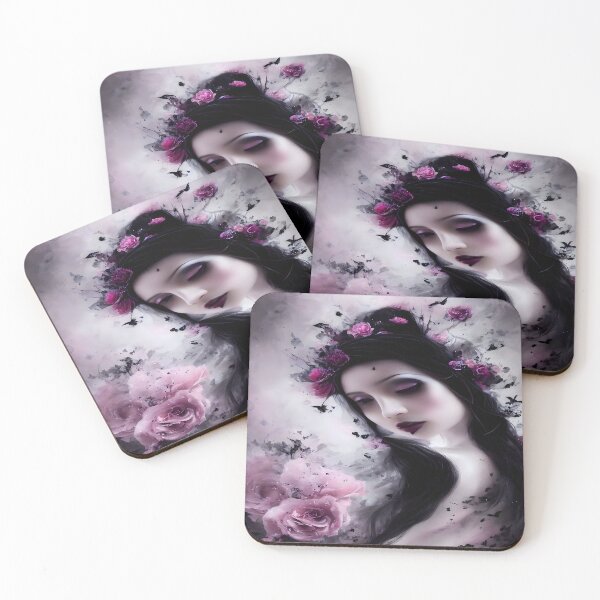 Item preview, Violet a Surreal Portrait designed and sold by @adorcharm Modern & Classic AI Art.