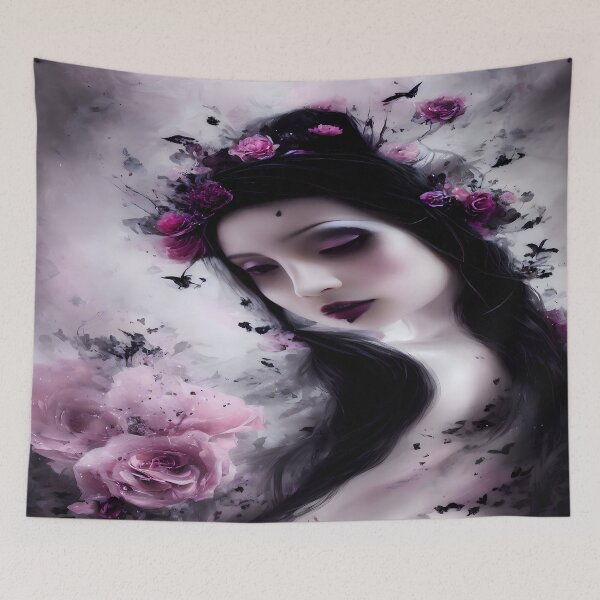 Item preview, Violet a Surreal Portrait designed and sold by @adorcharm Modern & Classic AI Art.