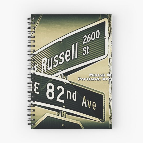 Item preview, Northeast Russell Street & Northeast 82nd Avenue, Portland, Oregon designed and sold by The Street Sign Store.