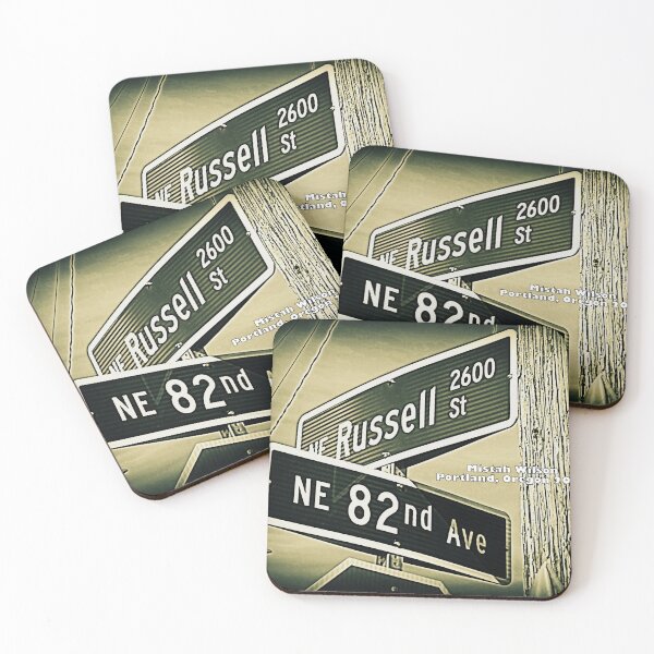 Item preview, Northeast Russell Street & Northeast 82nd Avenue, Portland, Oregon designed and sold by The Street Sign Store.