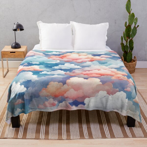 Item preview, Cloud Watercolor vector white clipart Seamless patterns designed and sold by RocketArtInd.