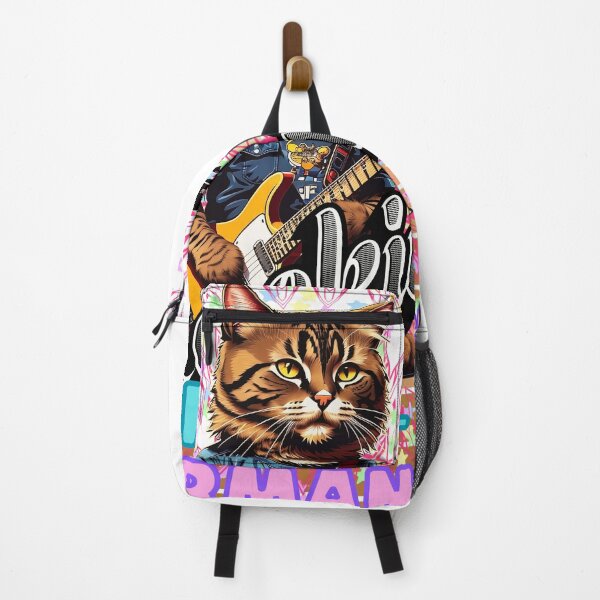 Item preview, Rockin' Purrformance: Guitar-Playing Cat designed and sold by LionCreativeHub.
