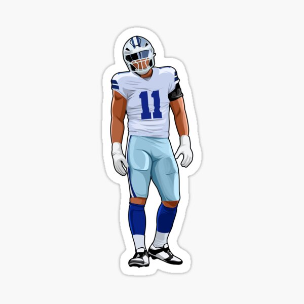 Micah Parsons #11 MAGNET - Dallas Cowboys Die cut Vinyl DROY NFL Vector art