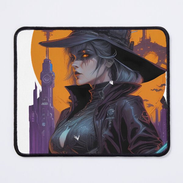 Item preview, Witch Halloween in Cyberpunk designed and sold by Pannyyy.