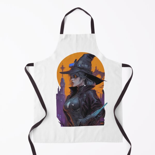 Item preview, Witch Halloween in Cyberpunk designed and sold by Pannyyy.