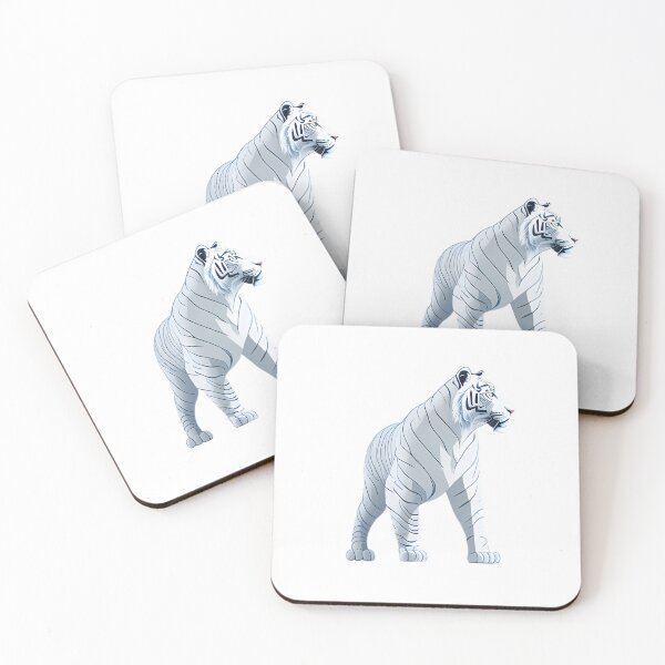 Item preview, Imposing White Tiger Aesthetic designed and sold by MinimalistHaven.