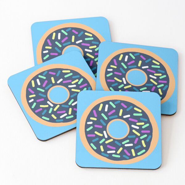Item preview, Dark blue frosted donut designed and sold by charmednight.