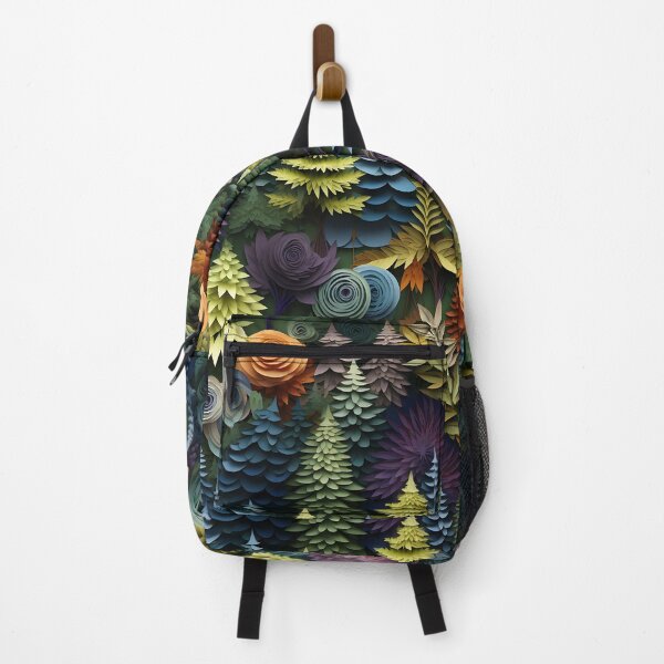 Item preview, 3d vibrant forest, paper art, highly detailed, intricate detail, 3d style designed and sold by evk-art.