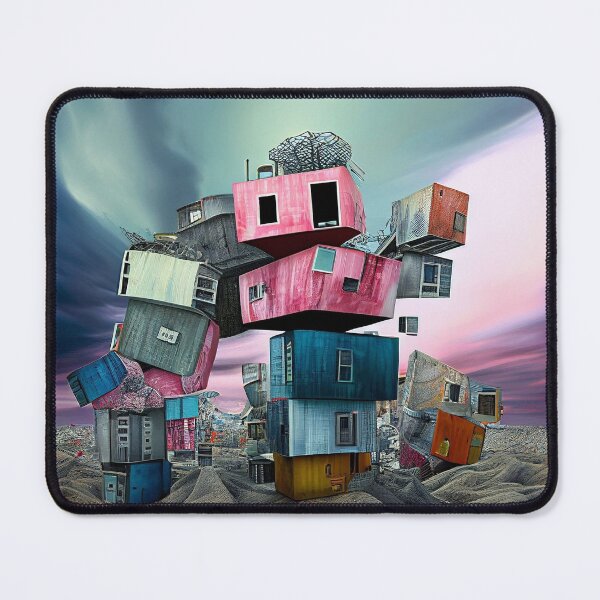 Item preview, Abandoned Futuristic Cityscape designed and sold by MaisonEdwarn.