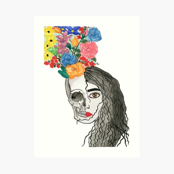 Beauty in Curls Art Print