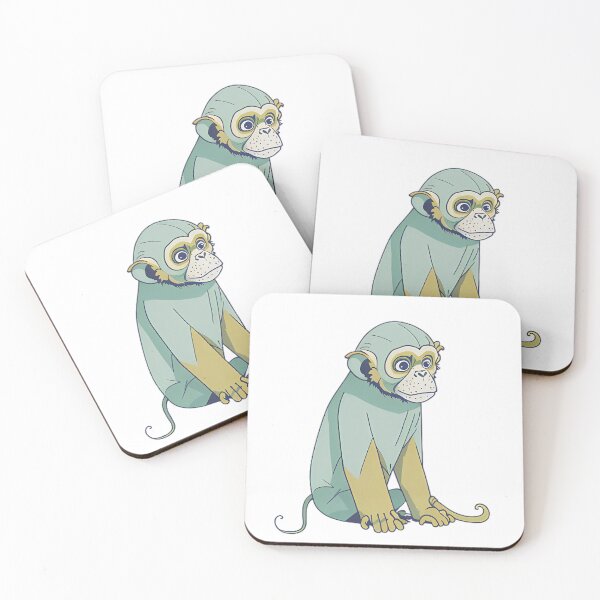 Item preview, Little Monkey in Animated Realistic Style designed and sold by MinimalistHaven.