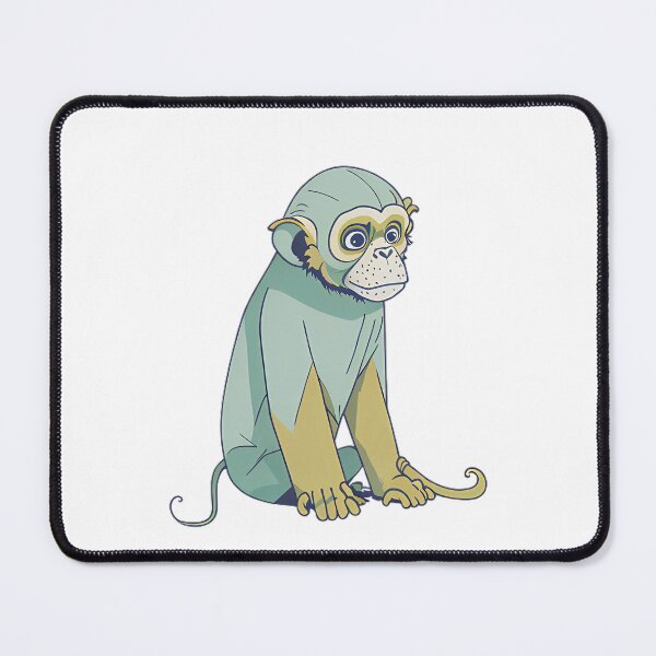 Item preview, Little Monkey in Animated Realistic Style designed and sold by MinimalistHaven.