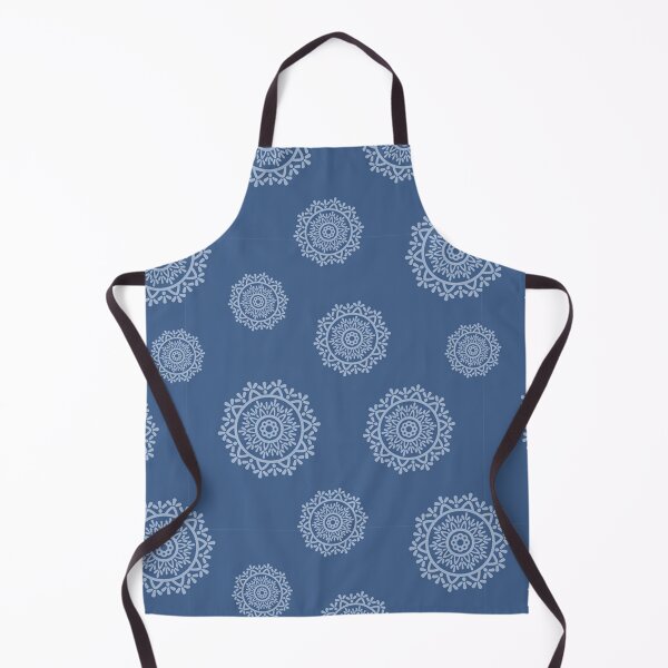 Item preview, Indigo Mandala Print designed and sold by wowpatterns.