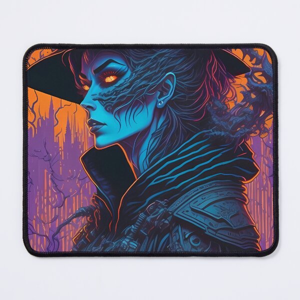 Item preview, Witch Halloween in Cyberpunk designed and sold by Pannyyy.