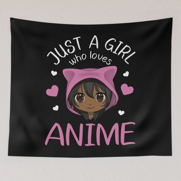 Aperçu de l'œuvre Juste une fille qui aime l'anime afro-américain créée et vendue par gogo-jr.