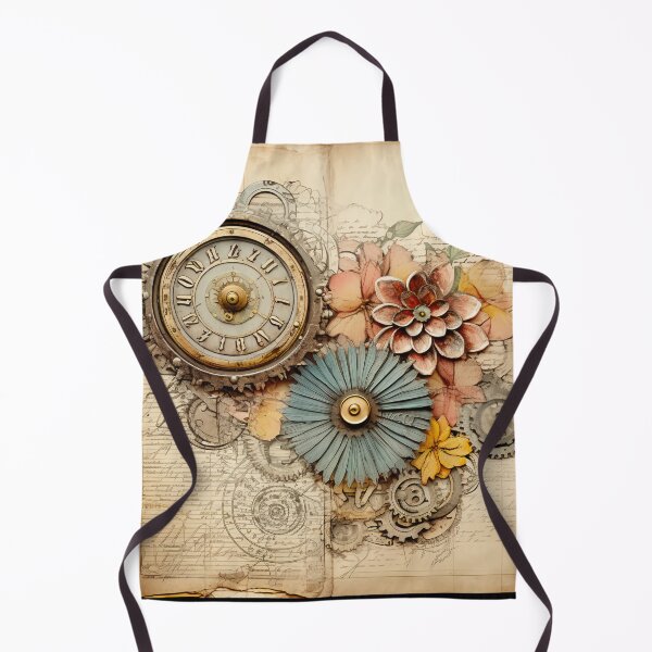 Item preview, Steampunk Flowers on old Manuscript designed and sold by BrandonArtWorld.