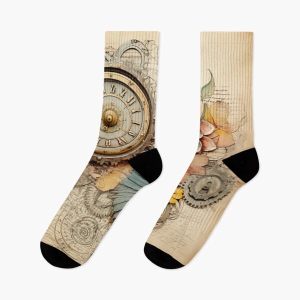 Item preview, Steampunk Flowers on old Manuscript designed and sold by BrandonArtWorld.