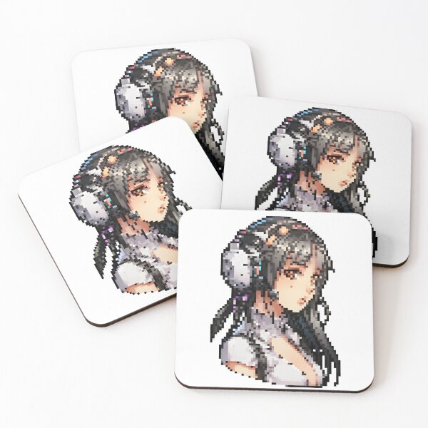 Item preview, High-Tech Anime Cyberpunk Girl Pixel Art designed and sold by GalacticLabs.