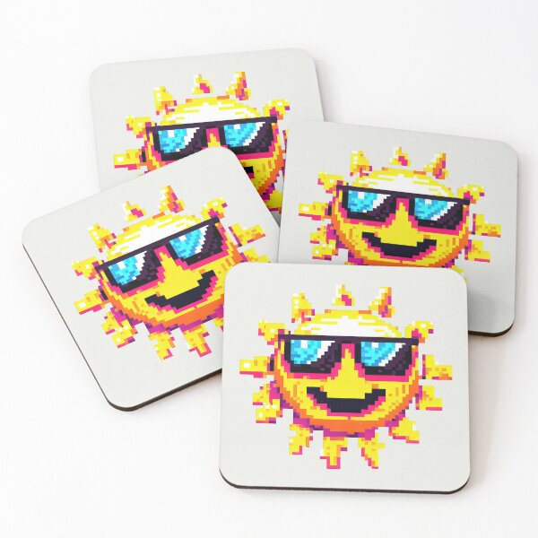 Item preview, Pixel Art Sun - Cool and Bright designed and sold by pocketart2023.