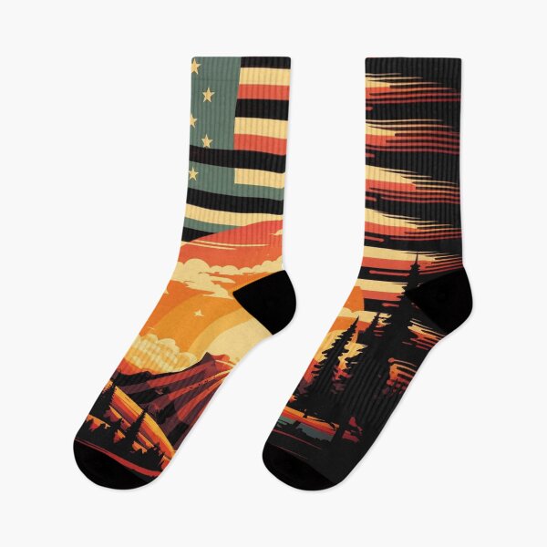 Item preview, Vintage usa flag sunset designed and sold by AndrewWorld.